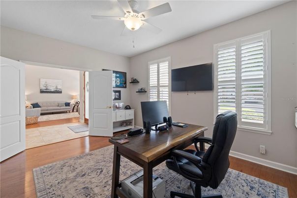 Home Office, Interior, Wood Texture Flooring
