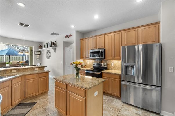 Interior, Kitchen, Recessed Lighting, Stainless Steel Appliances