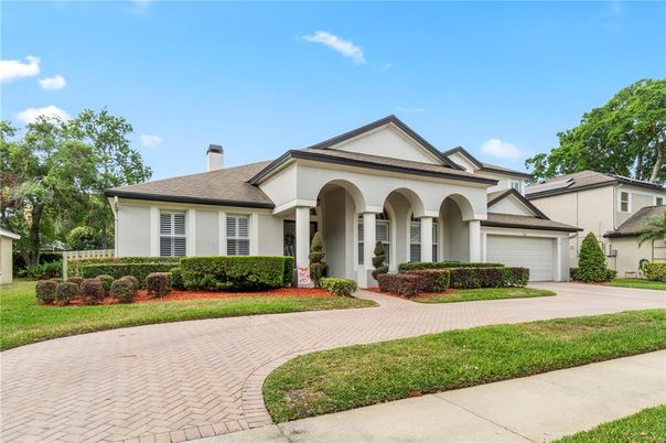 Attached, Backyard, Exterior, Facade, French Provincial