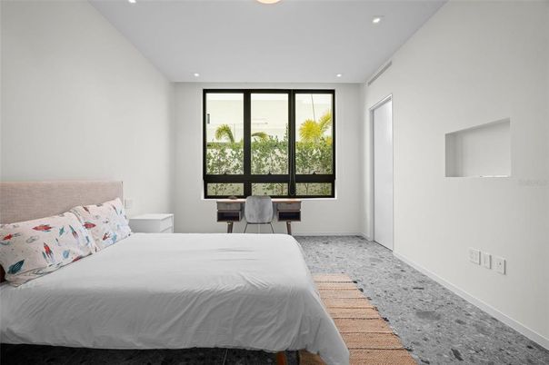 Bedroom, Interior, Recessed Lighting