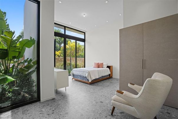Bedroom, Interior, Recessed Lighting