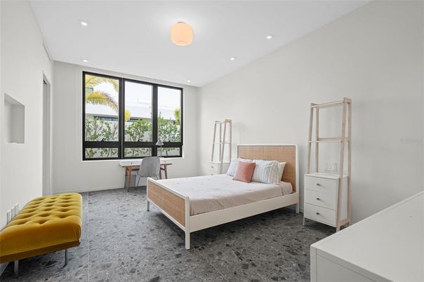 Bedroom, Interior, Recessed Lighting