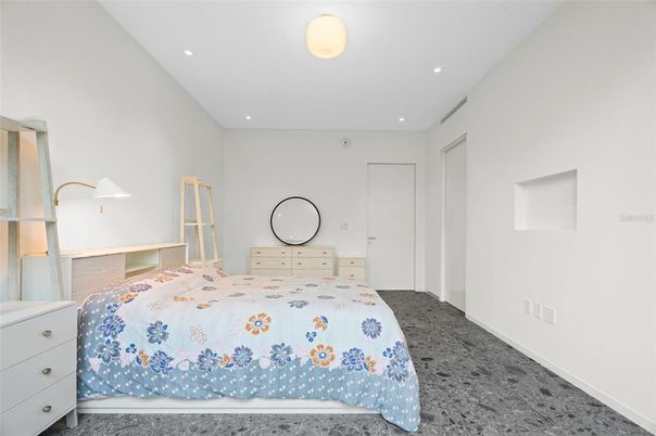 Bedroom, Interior, Recessed Lighting