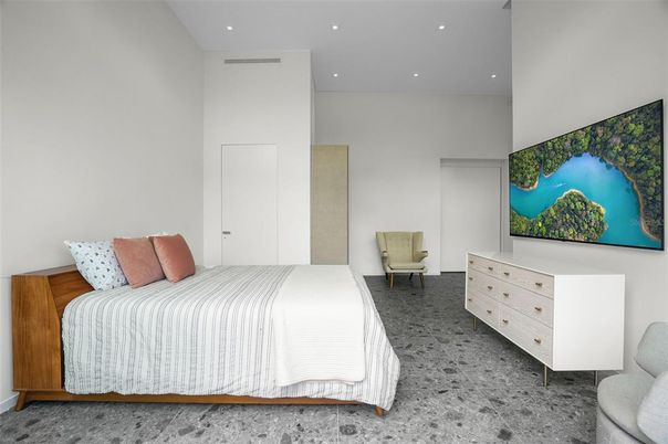 Bedroom, Interior, Recessed Lighting