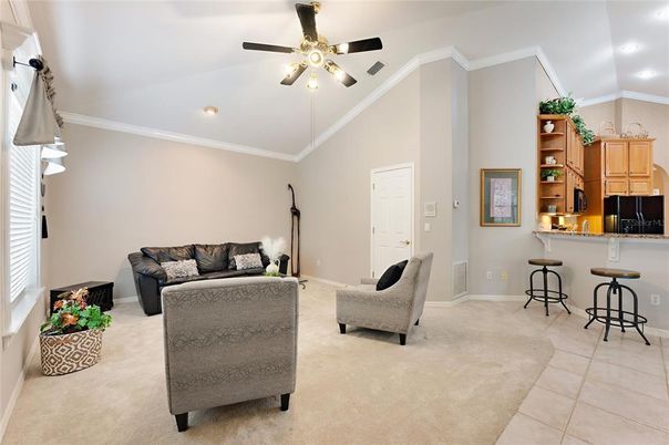 Interior, Kitchen, Living room, Recessed Lighting
