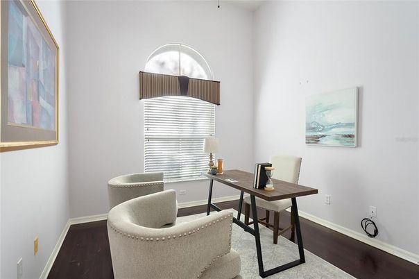 Home Office, Interior, Wood Texture Flooring