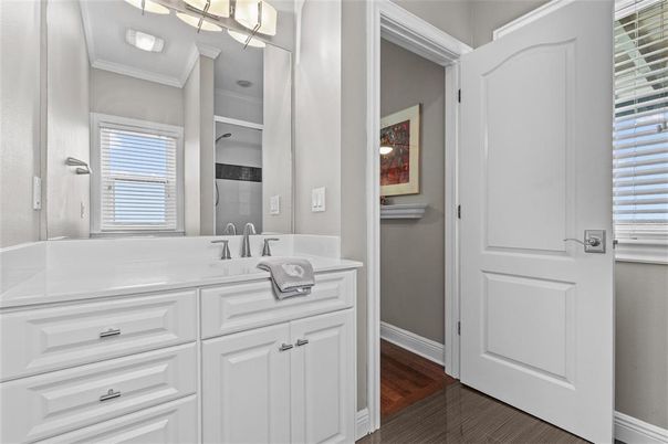 Bathroom, Interior, Wood Texture Flooring