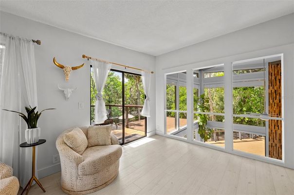 Interior, Sun Room, Wood Texture Flooring