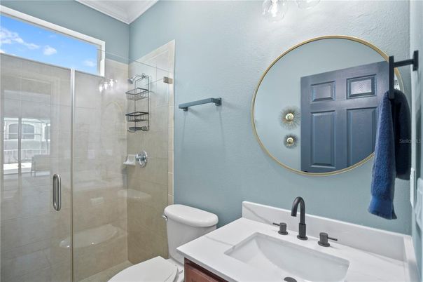 Bathroom, Glass Shower, Interior