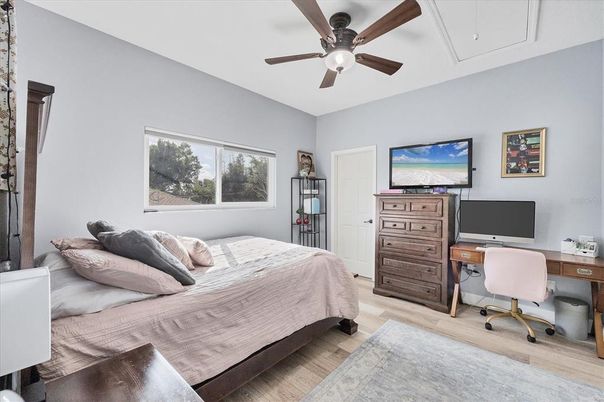 Bedroom, Home Office, Interior, Wood Texture Flooring