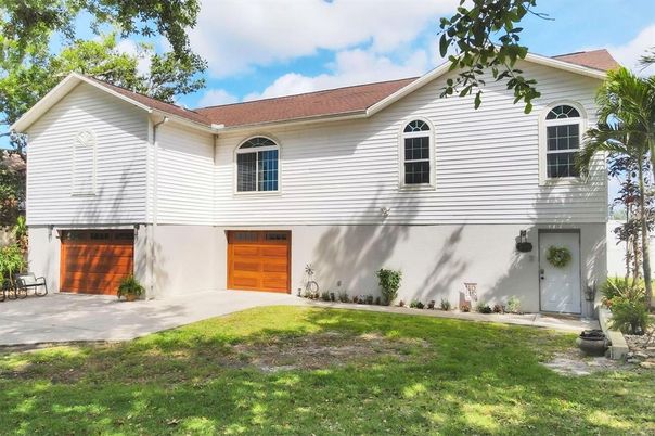 Attached, Backyard, Exterior, Facade, Farmhouse