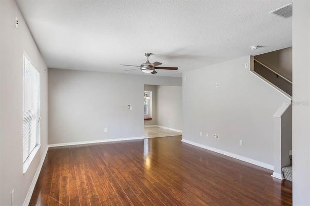 Empty room, Interior, Wood Texture Flooring