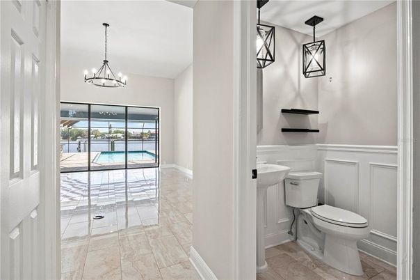 Bathroom, Interior, Pendant Lights
