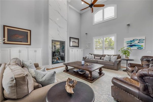 Interior, Living room, Marble Walls, Recessed Lighting