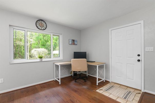 Home Office, Interior, Wood Texture Flooring