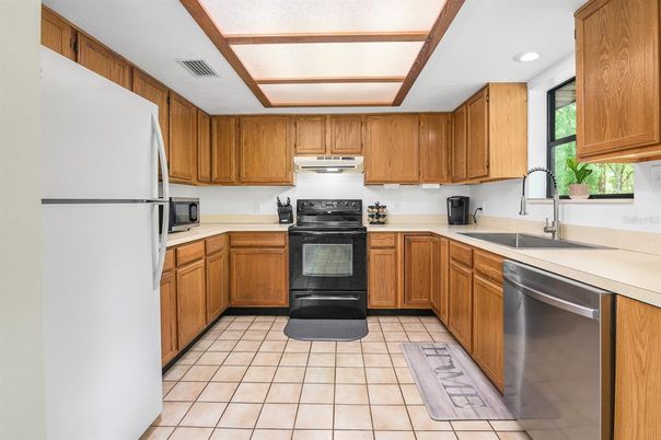 Interior, Kitchen, Recessed Lighting, Stainless Steel Appliances