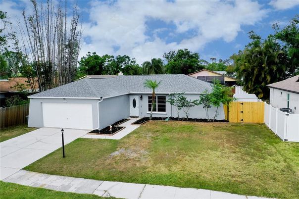 Attached, Backyard, Exterior, Facade, Ranch