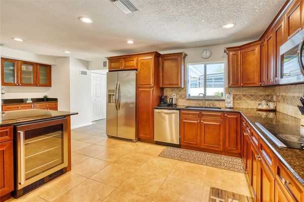 Interior, Kitchen, Recessed Lighting, Stainless Steel Appliances