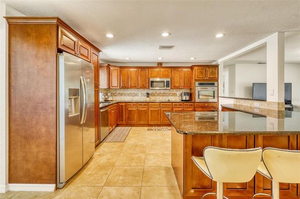 Interior, Kitchen, Recessed Lighting, Stainless Steel Appliances