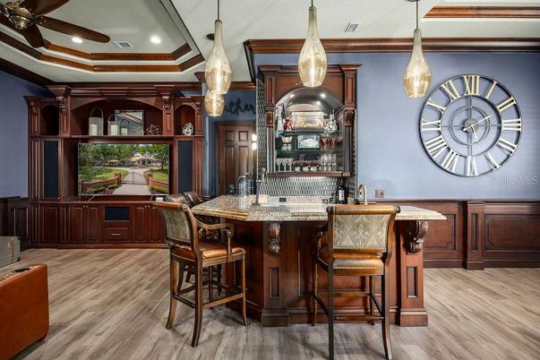 Interior, Pendant Lights, Recessed Lighting, Wood Texture Flooring