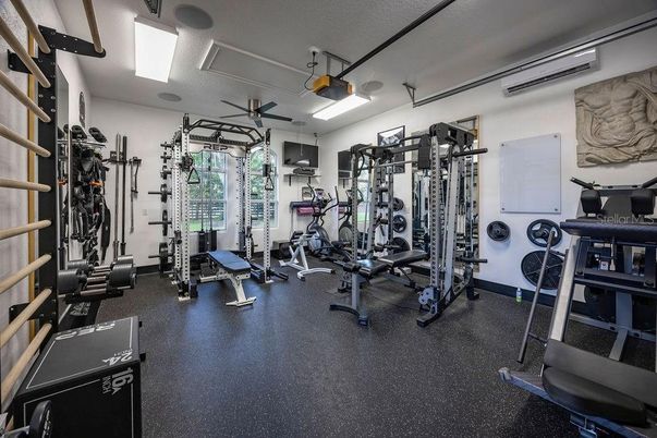 Fitness Equipment, Gym, Interior