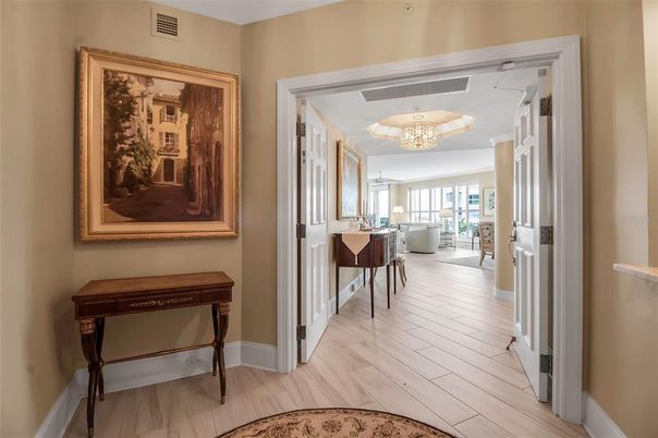 Chandelier, Interior, Wood Texture Flooring