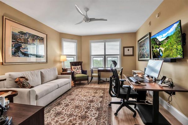 Home Office, Interior, Wood Texture Flooring