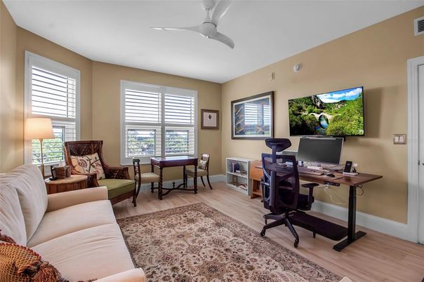 Home Office, Interior, Wood Texture Flooring