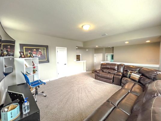 Interior, Living room, Recessed Lighting