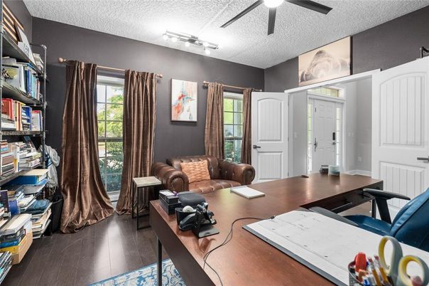 Home Office, Interior, Wood Texture Flooring