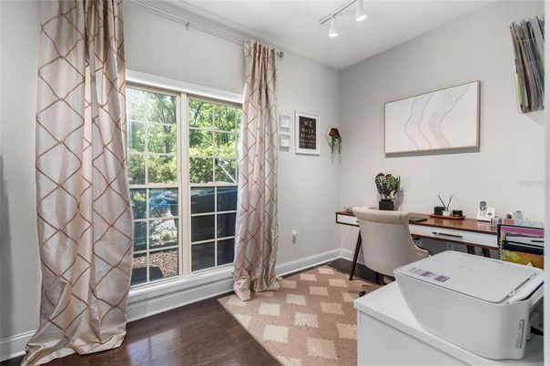 Home Office, Interior, Wood Texture Flooring