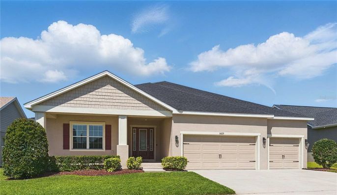 Attached, Exterior, Facade, Ranch