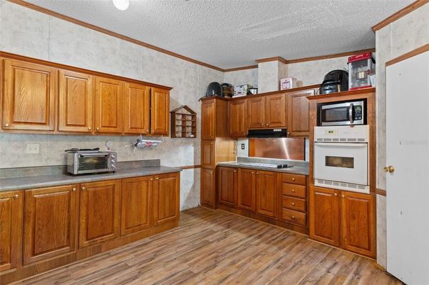 Interior, Kitchen, Wood Texture Flooring