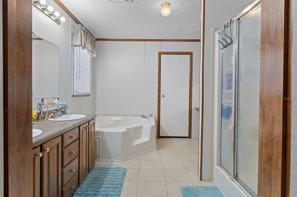 Bathroom, Dual Sink Vanities, Glass Shower, Interior