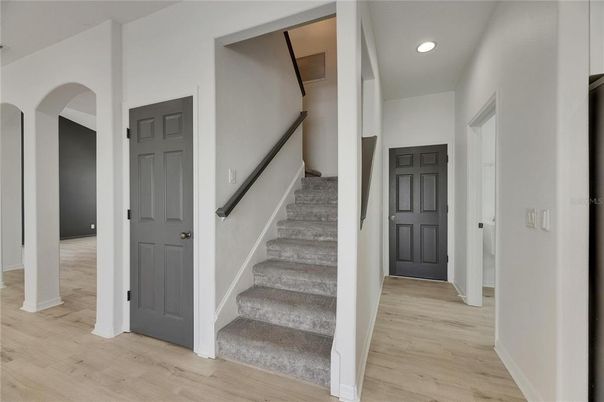 Interior, Recessed Lighting, Wood Texture Flooring