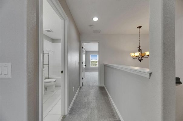 Bathroom, Chandelier, Interior, Recessed Lighting