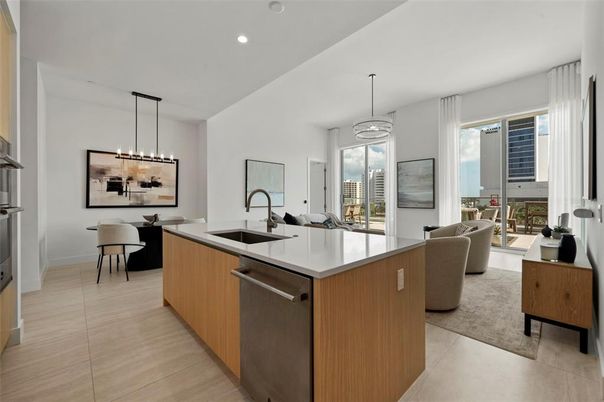 Dining room, Interior, Kitchen, Living room, Pendant Lights, Recessed Lighting