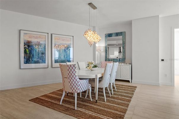 Chandelier, Dining room, Interior