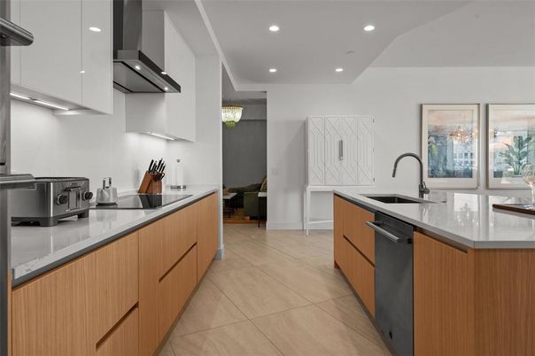 Interior, Kitchen, Recessed Lighting, Stainless Steel Appliances