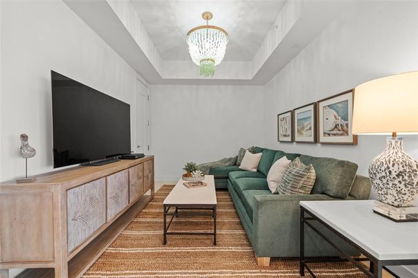 Chandelier, Interior, Living room, Wood Texture Flooring