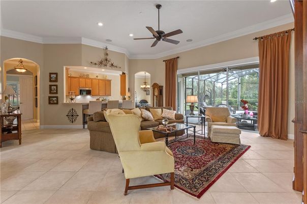 Interior, Kitchen, Living room, Recessed Lighting