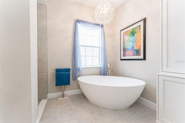 Bathroom, Chandelier, Free Standing Baths, Interior