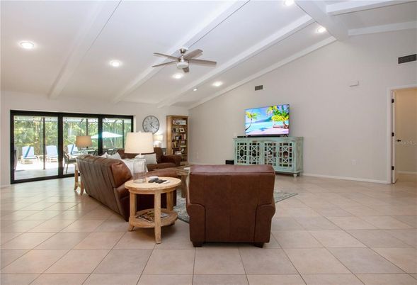Interior, Living room, Recessed Lighting