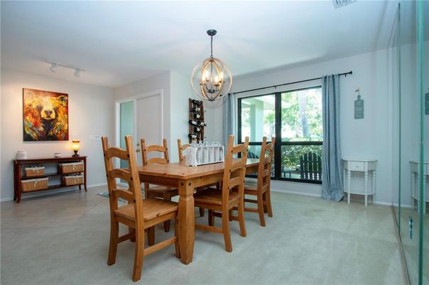 Dining room, Interior, Pendant Lights