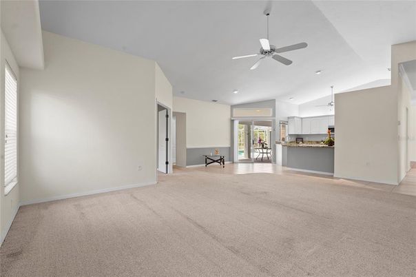 Empty room, Interior, Recessed Lighting