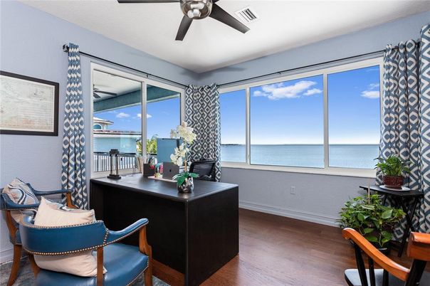 Home Office, Interior, Water, Wood Texture Flooring