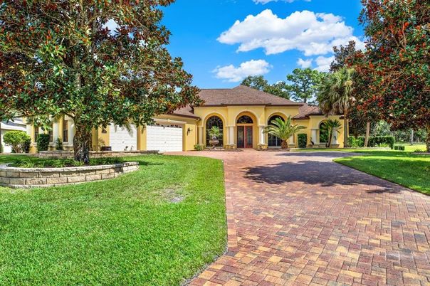 Attached, Backyard, Exterior, Facade, Mediterranean