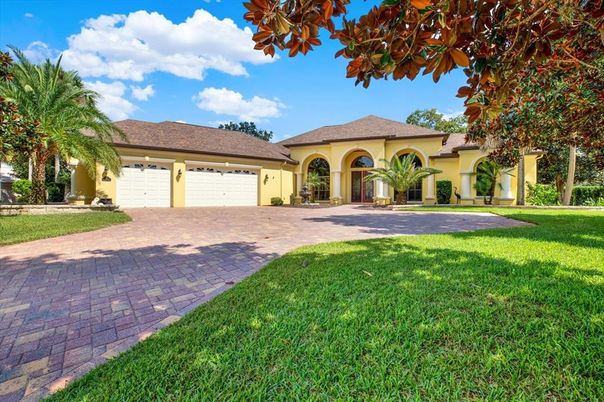 Attached, Backyard, Exterior, Facade, French Provincial
