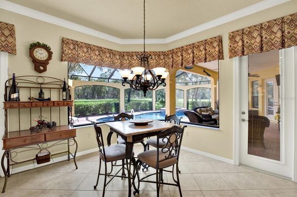 Chandelier, Dining room, Interior