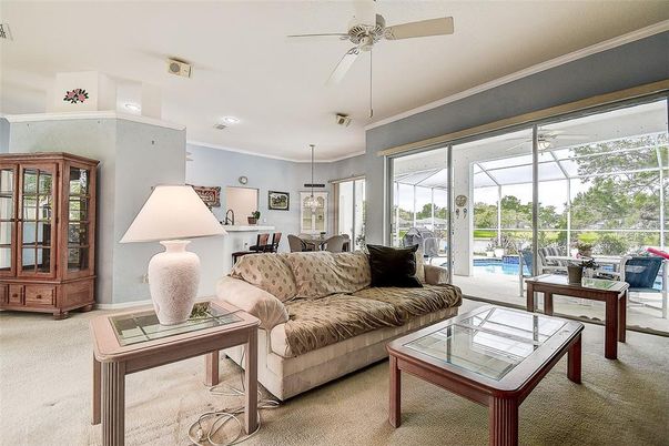 Dining room, Interior, Living room, Recessed Lighting, Sun Room